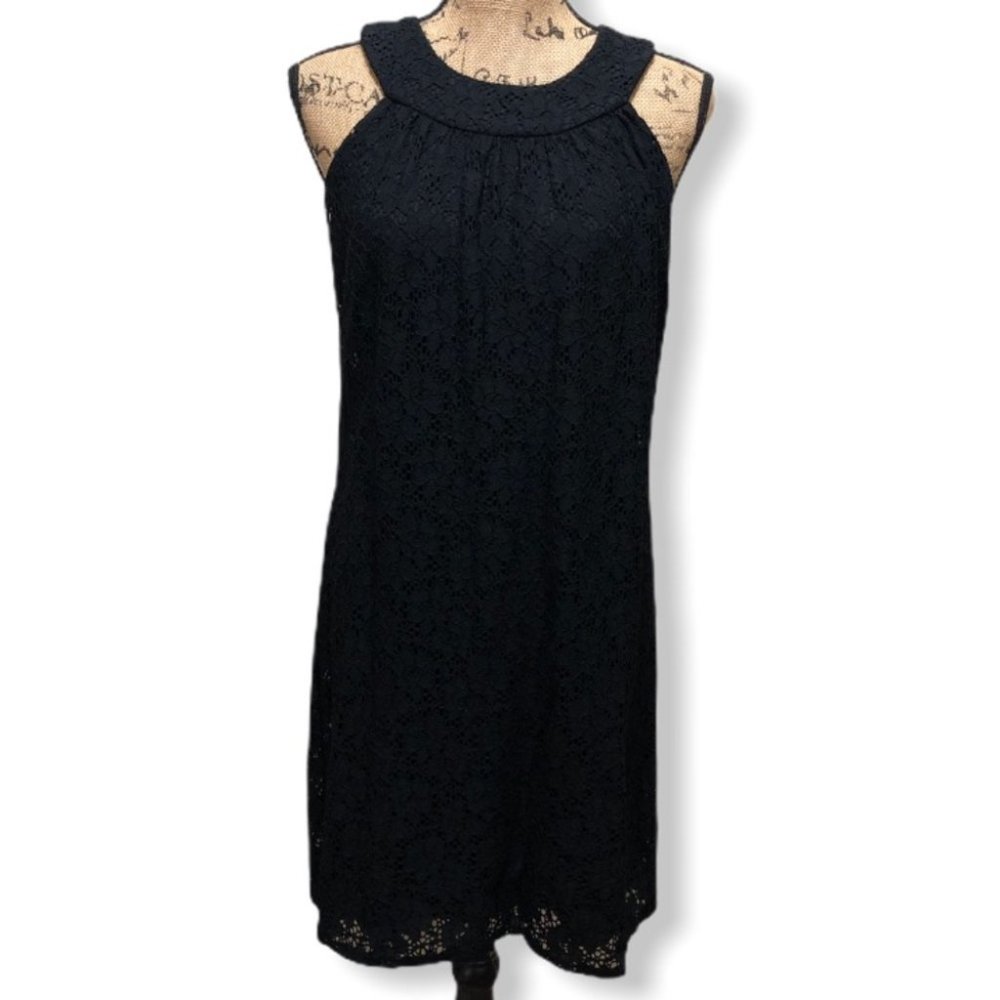 {Laundry} Trapeze Eyelet Dress